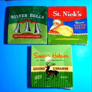 Oneida Holiday  Stoneware Christmas Rustic Dessert Plates-*SET OF 3*  Read